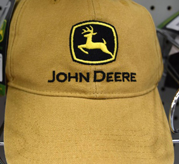 John Deere Tan Baseball Hat.JPG